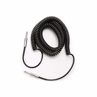 Coiled Instrument Cable, Black, 30ft.