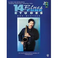 14 Blues & Funk Etudes - básúna, túba, bassi, rafbassi, með CD