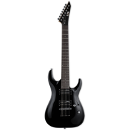 ESP LTD MH-17 rafmagnsgítar, 7-strengja , með poka