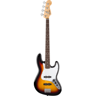 Fender Standard Jazz Bass, LRL, White Pickguard, 3-Color Sunburst